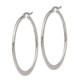 Stainless Steel Polished 43mm Diameter Hoop Earrings product