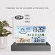 Digital Weather Station Temperature and Humidity Meter Transparent Alarm Weather Forecast Higrothermograph Outdoor Indoor product