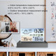 Digital Weather Station Temperature and Humidity Meter Transparent Alarm Weather Forecast Higrothermograph Outdoor Indoor product