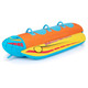 3-Person Inflatable Banana Boat with 3 EVA-Padded Seats & Handles product