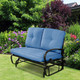 Outdoor Glider Rocker Loveseat Patio Bench  with Cushions product