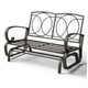 Outdoor Glider Rocker Loveseat Patio Bench  with Cushions product