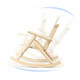 Wood Single Porch Rocker Lounge Patio Rocking Chair product