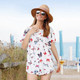 Women's Tie-Dye Floral Shirt product