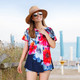 Women's Tie-Dye Floral Shirt product