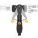 BV® Steel Bike Floor Pump with Gauge product