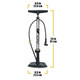 BV® Steel Bike Floor Pump with Gauge product