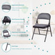 Upholstered Folding Chairs (Set of 2) product