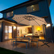 10-Foot 360-Degree Solar LED Patio Offset Umbrella product