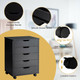 Costway 5-Drawer Rolling Storage Dresser product
