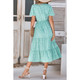Women's Fluttering Dots Tiered Dress product