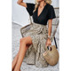 Women's Floral Fusion Wrap Midi Dress product