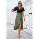 Women's Floral Fusion Wrap Midi Dress product