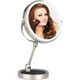 8-Inch Height-Adjustable Magnifying Mirror with Light product