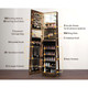 360-Degree Swivel Jewelry Cabinet with LED Lights & Full Length Mirror product