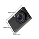 4K CCD Wifi Digital Camera 64MP Digital Video Camera with 2 Lens 2.83 Inch Touch Panel 28X Digital Zoom Built-in Flash Color Black product