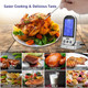Wireless Barbecue Thermometer Electronic Kitchen Food Barbecue Meat Waterproof Thermometer product