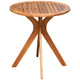 27-Inch Outdoor Round Solid Wood Coffee Side Bistro Table product