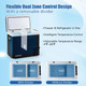 53-Quart Portable Dual Zone 12V Car Fridge/Freezer product