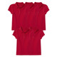 Girls' 3-Button Short Sleeve School Uniform Polo Shirt (5-Pack) product
