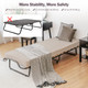 Folding Bed with Memory Foam Mattress product