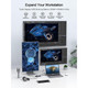 QGeeM 3.0 Triple Display USB C Laptop Docking Station  product