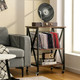 3-Tier Rolling Turntable Stand with Vinyl Record Storage product