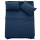 4-Piece Solid Microfiber Deep Pocket Bedding Sheet Set product