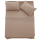 4-Piece Solid Microfiber Deep Pocket Bedding Sheet Set product