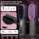 Cordless Hair Straightener Brush - Portable heated Straightening Brush for Travel, Party, Mini Ionic Hot Comb Straightener for Women-1 Pack product
