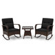 3-Piece Rocking Bistro Set with Removable Cushions product