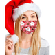 Santa Themed Disposable Non-Medical 3-Ply Face Mask (50-Pack) product