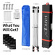 6.6 x 6.6-Foot Outdoor Pop-up Canopy Tent with Roller Bag product