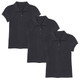 Girls' 3-Button Short Sleeve School Uniform Polo Shirt (3-Pack) product