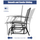 Outdoor Patio Glider Bench Rocking Loveseat product