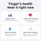 Smart Ring Fitness Tracker Ring, Multi-Modes Fitness Tracker Rate Pedometer Sleep Monitoring Waterproof Bluetooth Connectivity(Gold-US 10#) product