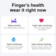 Waterproof Smart Ring Fitness Tracker with Bluetooth Connectivity (Size 11) product