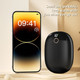 2 In 1 Portable Hand Warmer Rechargeable Pocket Heater with Digital Display for Camping Hunting Mans Woman Winter Gifts,Black product