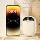 2 In 1 Portable Hand Warmer Rechargeable Pocket Heater with Digital Display for Camping Hunting Mans Woman Winter Gifts,Beige product
