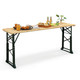 Goplus 5.5 Ft Outdoor Folding Wood Picnic Table product