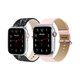 Waloo® Bling & Leather Grain Bands for Apple Watch (2-Pack) product