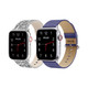 Waloo® Bling & Leather Grain Bands for Apple Watch (2-Pack) product