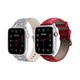 Waloo® Bling & Crocodile Leather Bands for Apple Watch (2-Pack) product