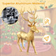 Aluminum Standing Reindeer Statue product