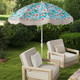 6.5 Feet Outdoor Fringe Patio Umbrella with Carrying Bag product