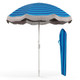 6.5 Feet Outdoor Fringe Patio Umbrella with Carrying Bag product