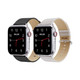 Waloo® Leather Grain & Shiny Brilliance Bands for Apple Watch (2-Pack) product