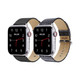 Waloo® Leather Grain & Shiny Brilliance Bands for Apple Watch (2-Pack) product