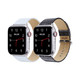 Waloo® Leather Grain & Shiny Brilliance Bands for Apple Watch (2-Pack) product
