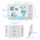 Digital Wireless Thermometer Hygrometer Indoor Outdoor High Precision Large LCD Backlight Clock Calendar product